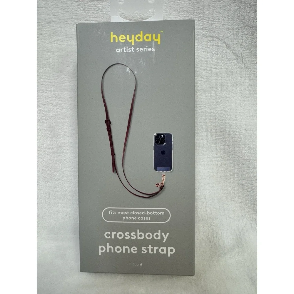 Heyday Crossbody Phone Strap - Artist Series - Dark Cherry